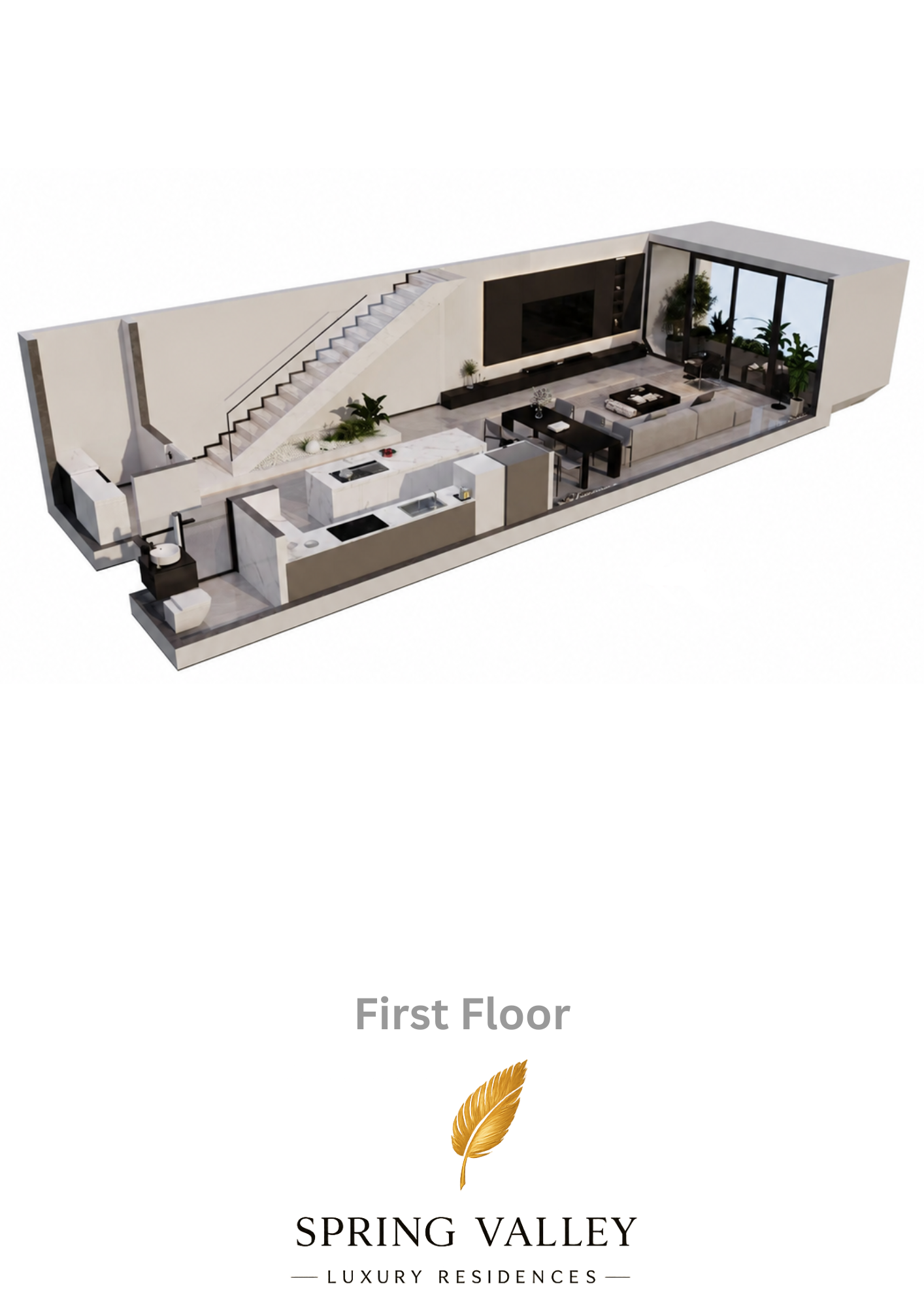 Two-Bed Luxury Residence floor plan